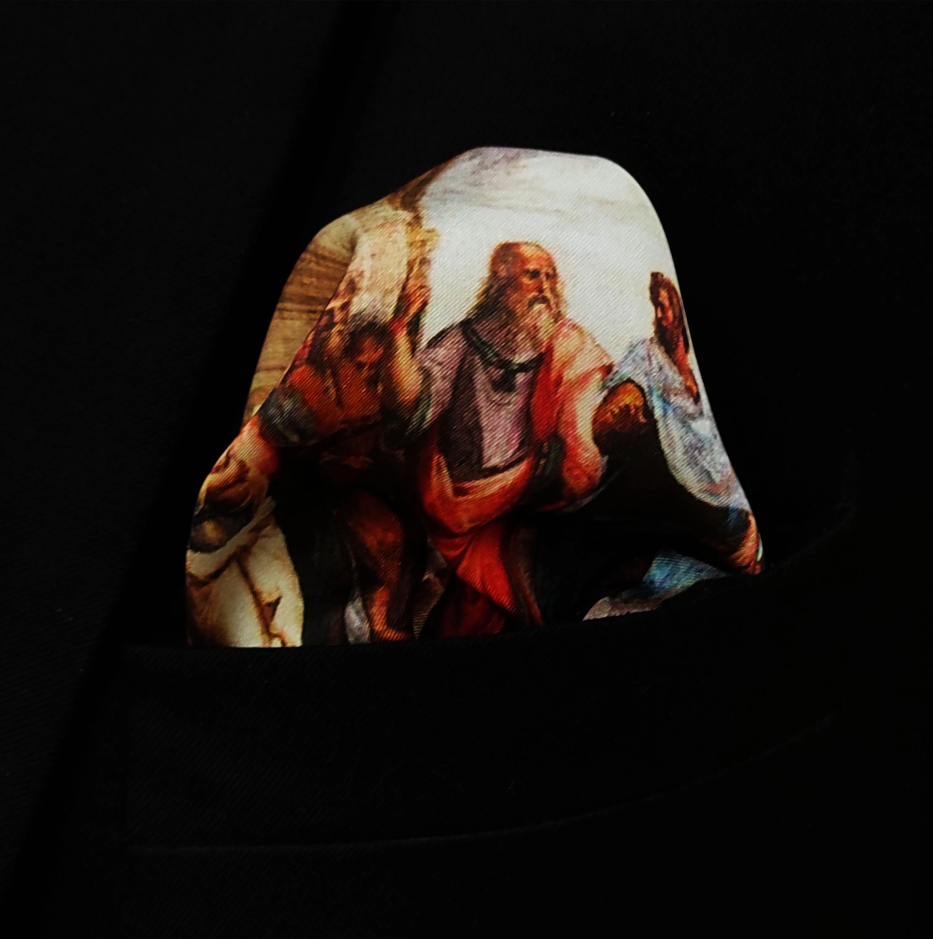 School of Athens - silk pocket squares