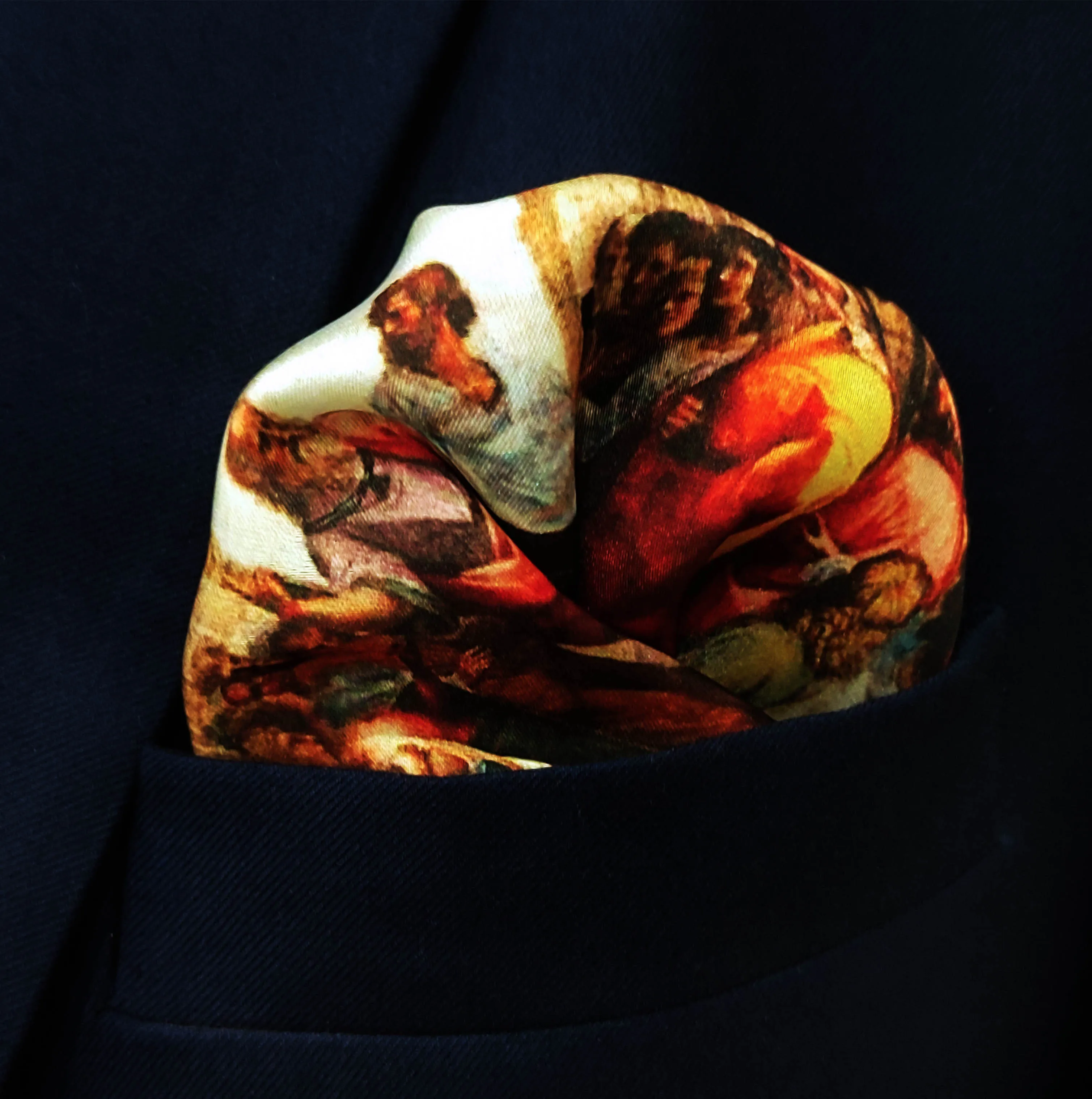 School of Athens - silk pocket squares