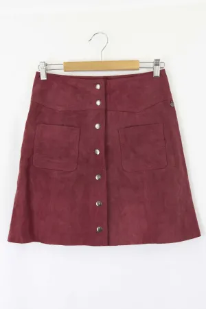 Scotch & Soda Burgundy Skirt 1 (Au XS)