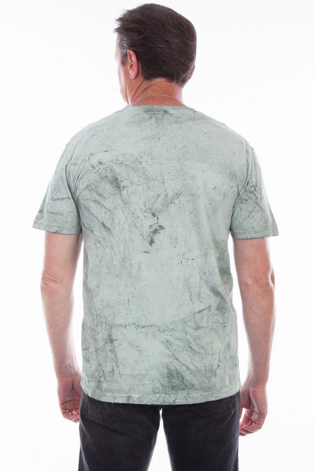 Scully Mens Ocean Mist Green 100% Cotton S/S T-Shirt Travel Style Trend