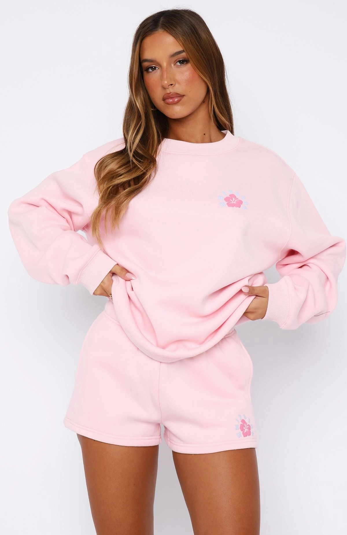 Keep Blooming Lounge Shorts Pink Outer Comfort