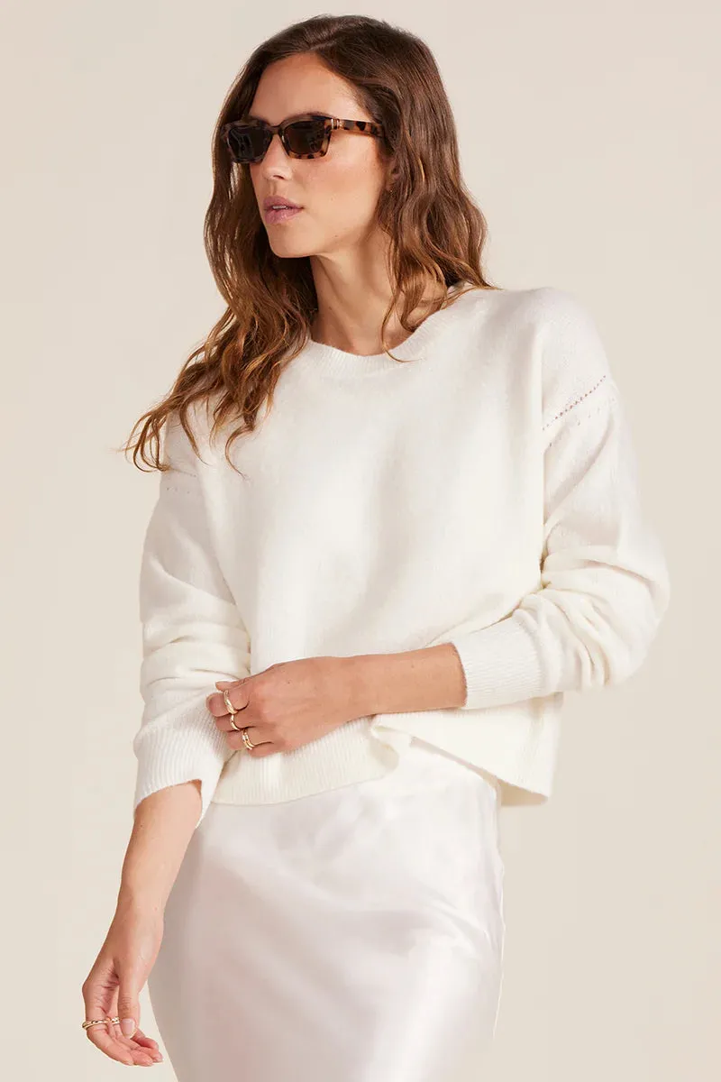 Crewneck Boxy Sweater Breathable Layer