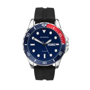 Sekonda Men's Watch Black Strap 50 Metres