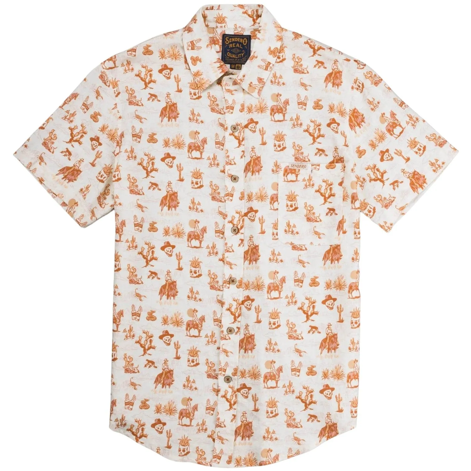Sendero City Slicker Short Sleeve Button Up Shirt - Men's