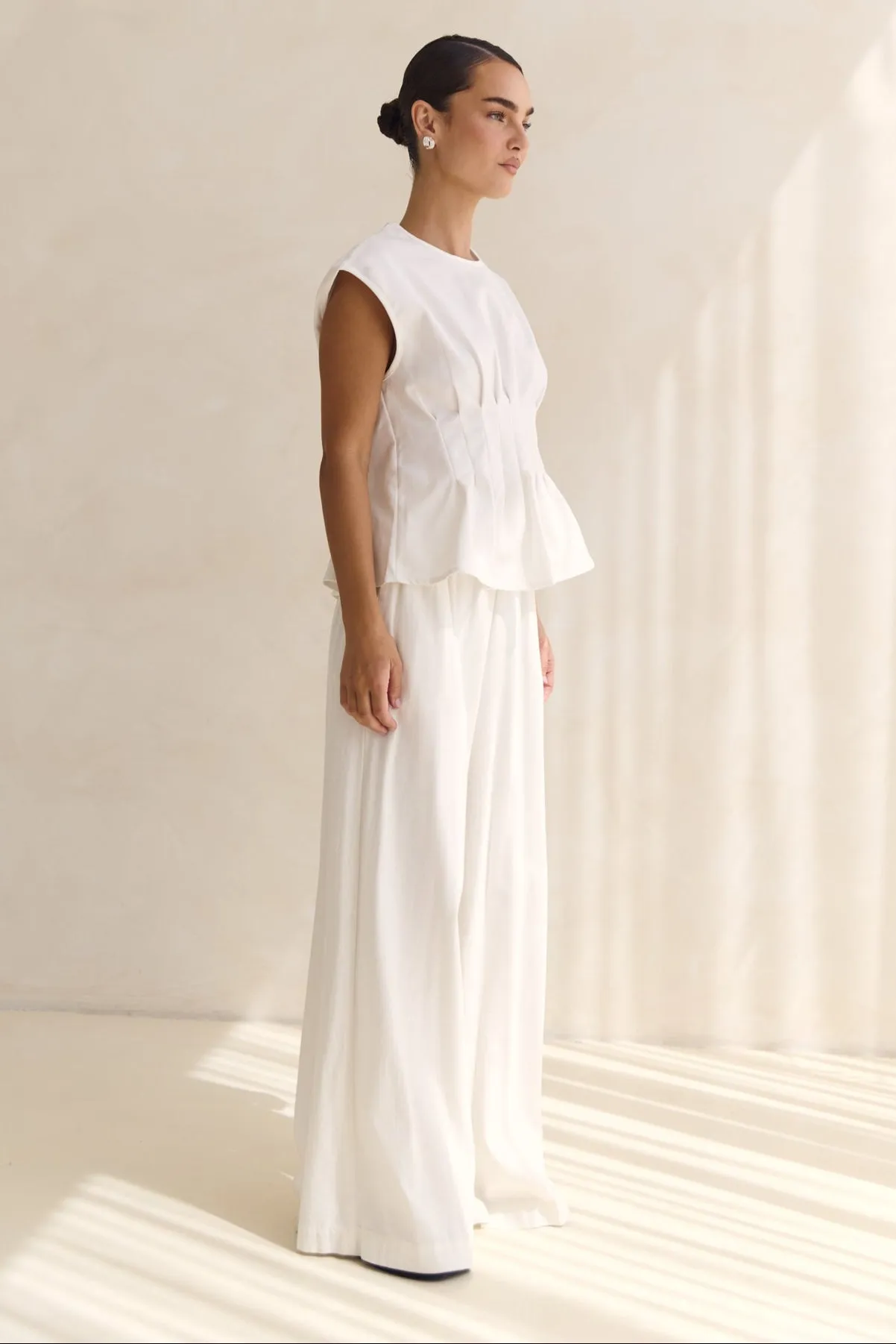 Loose Blouse Seraphina Top (White)