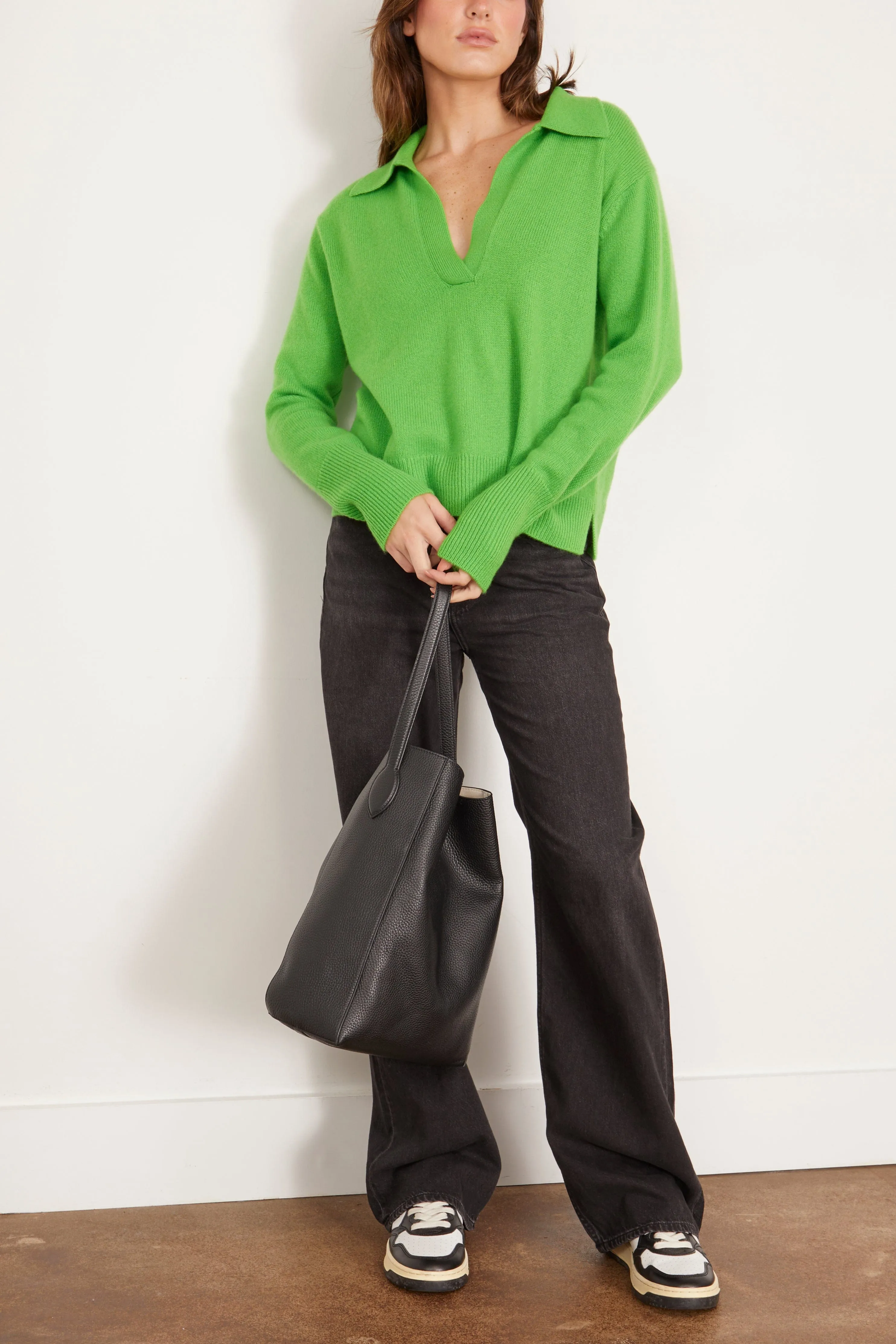 Serena Sweater in Evergreen