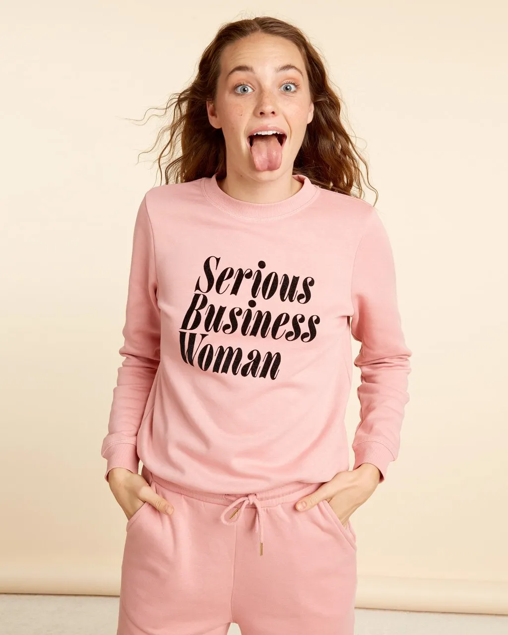 Serious Business Woman Sweatshirt
