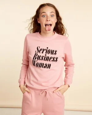 Serious Business Woman Sweatshirt