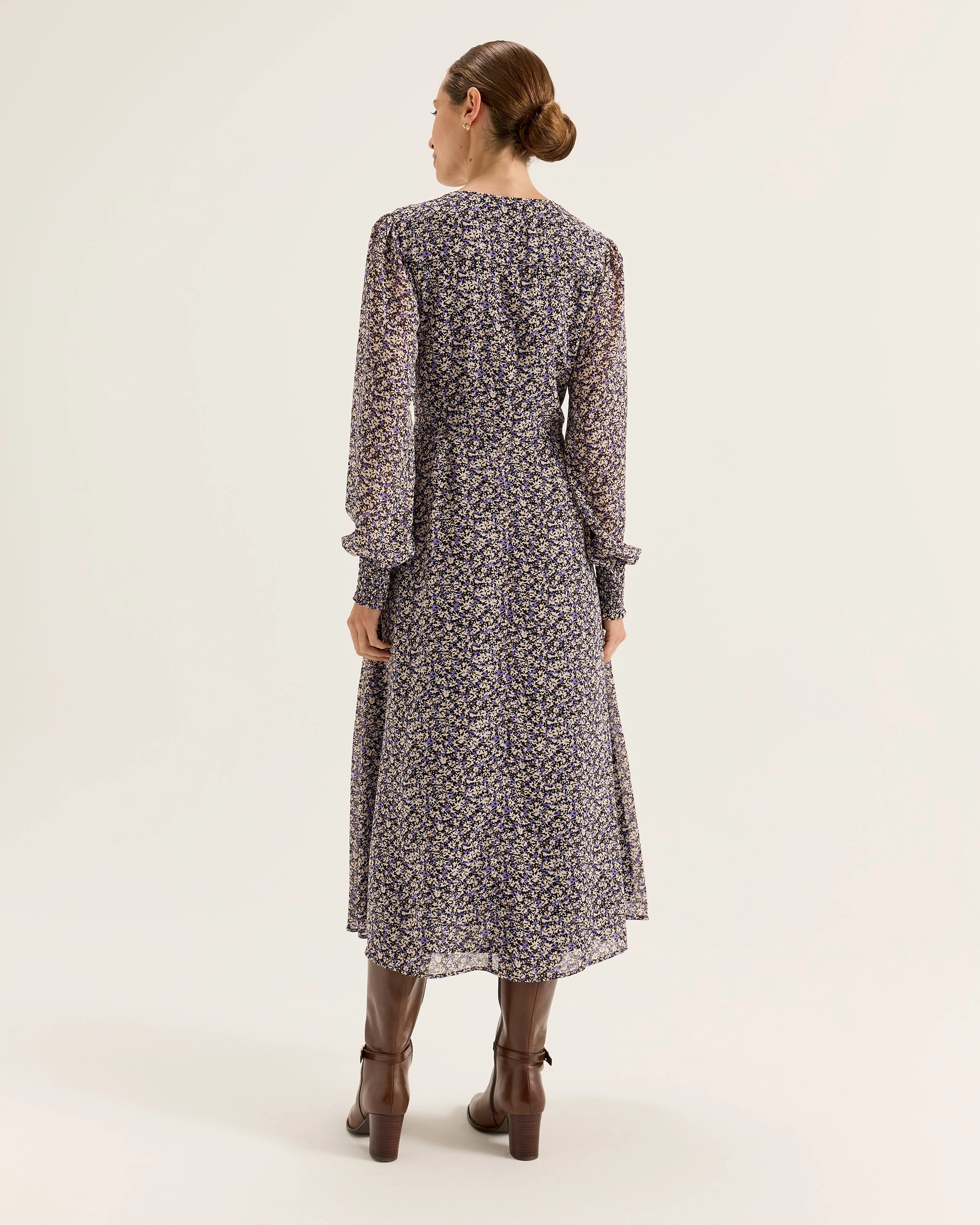 Anniversary-Event Parisian Bloom Midi Dress