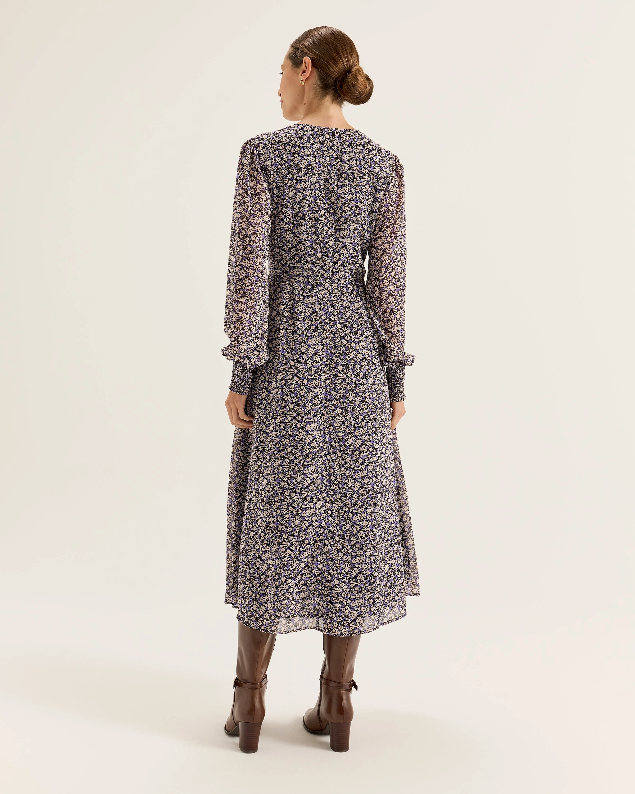 Parisian Bloom Midi Dress Dream Look bold appearance