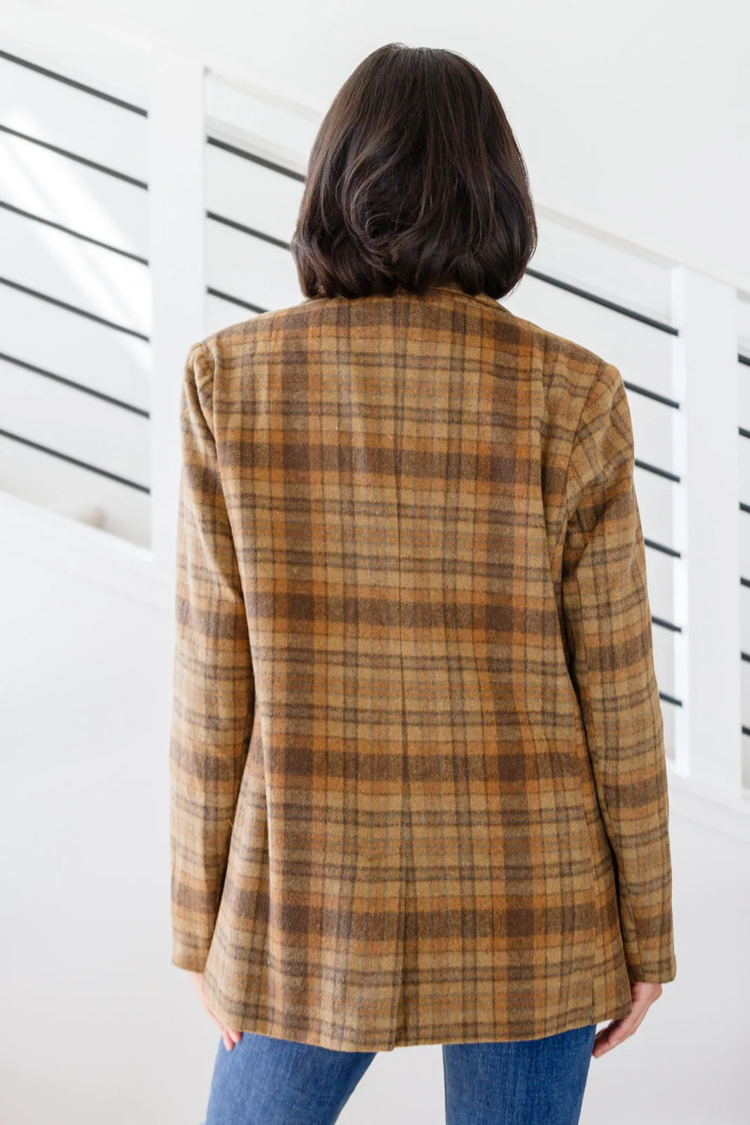 Sherman Plaid Blazer