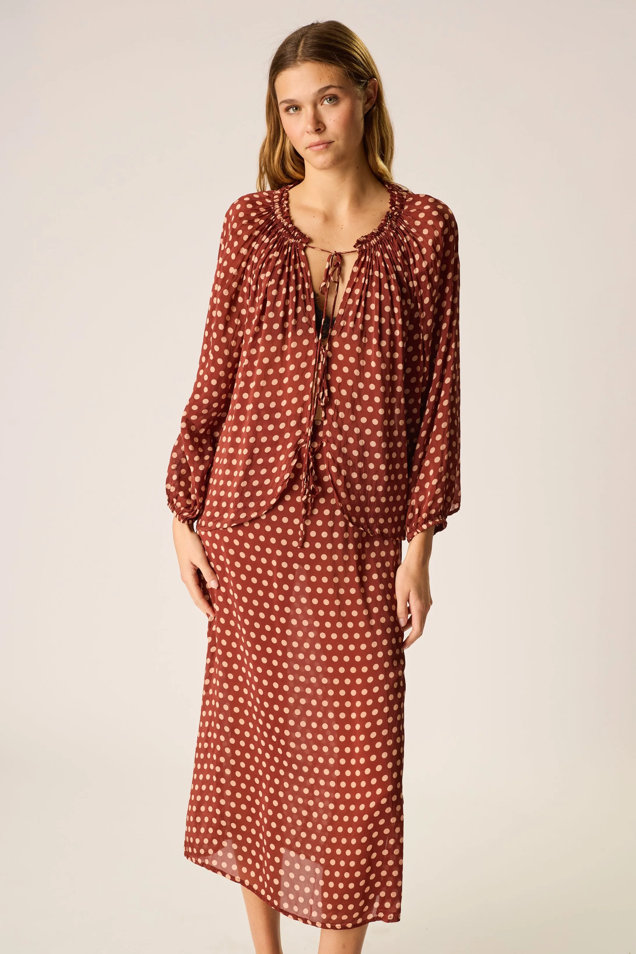 ELISE TOP Low Impact Manufacturing LoopwheelFabric