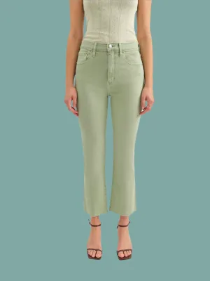 Smart Fit Adjustable Belt Loops Shy Girl Raw Cut - Pistachio