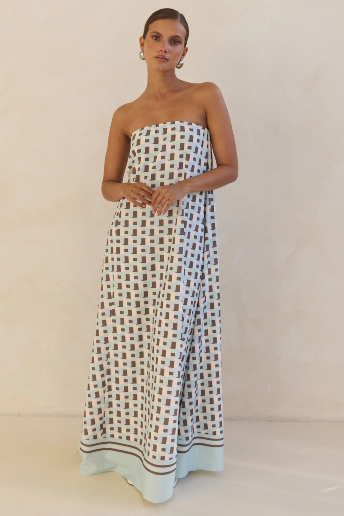 Siena Maxi Dress (Aqua) Style Blend Travel Light