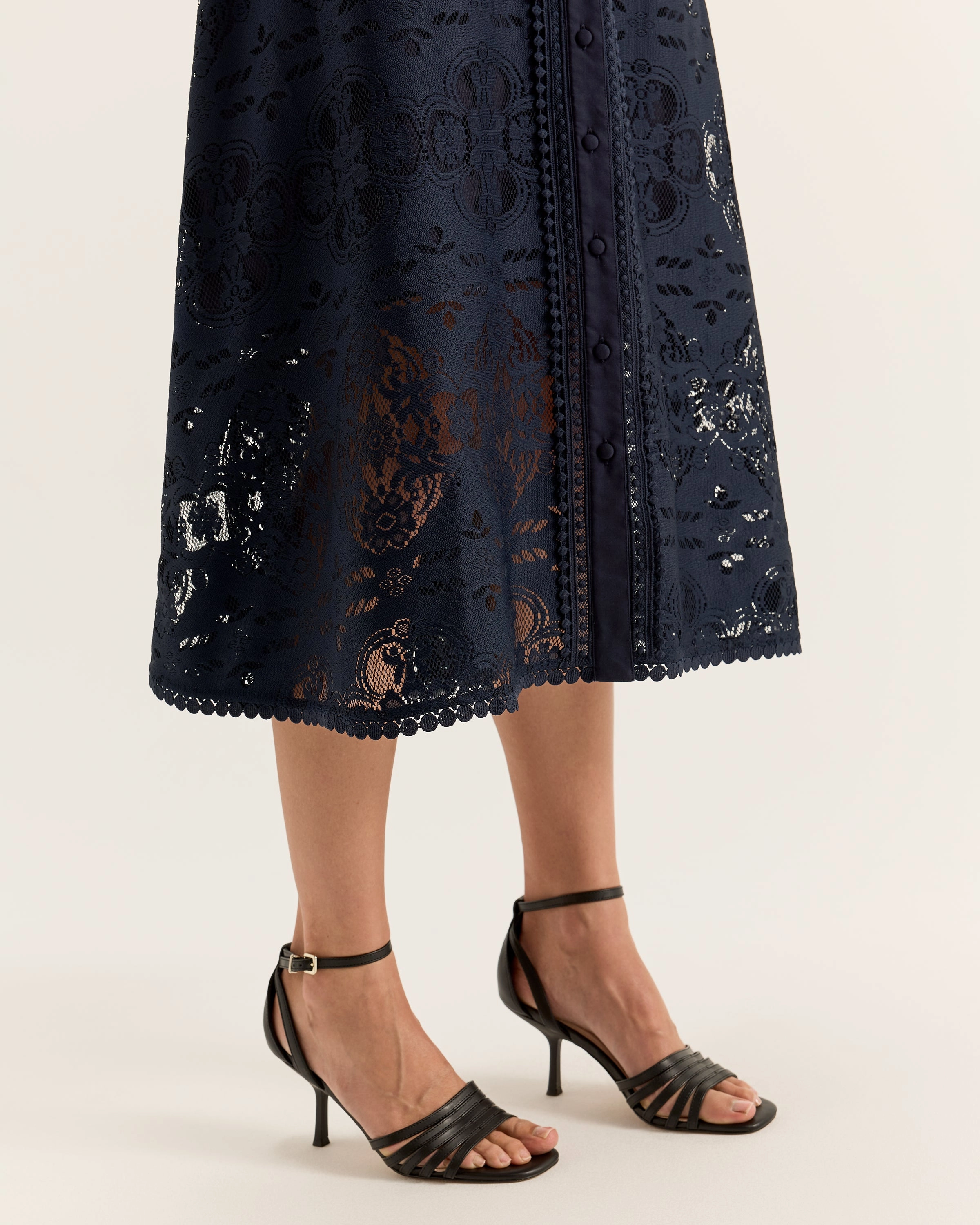 Nostalgia Lace Shirtdress Street Flex Chic Design