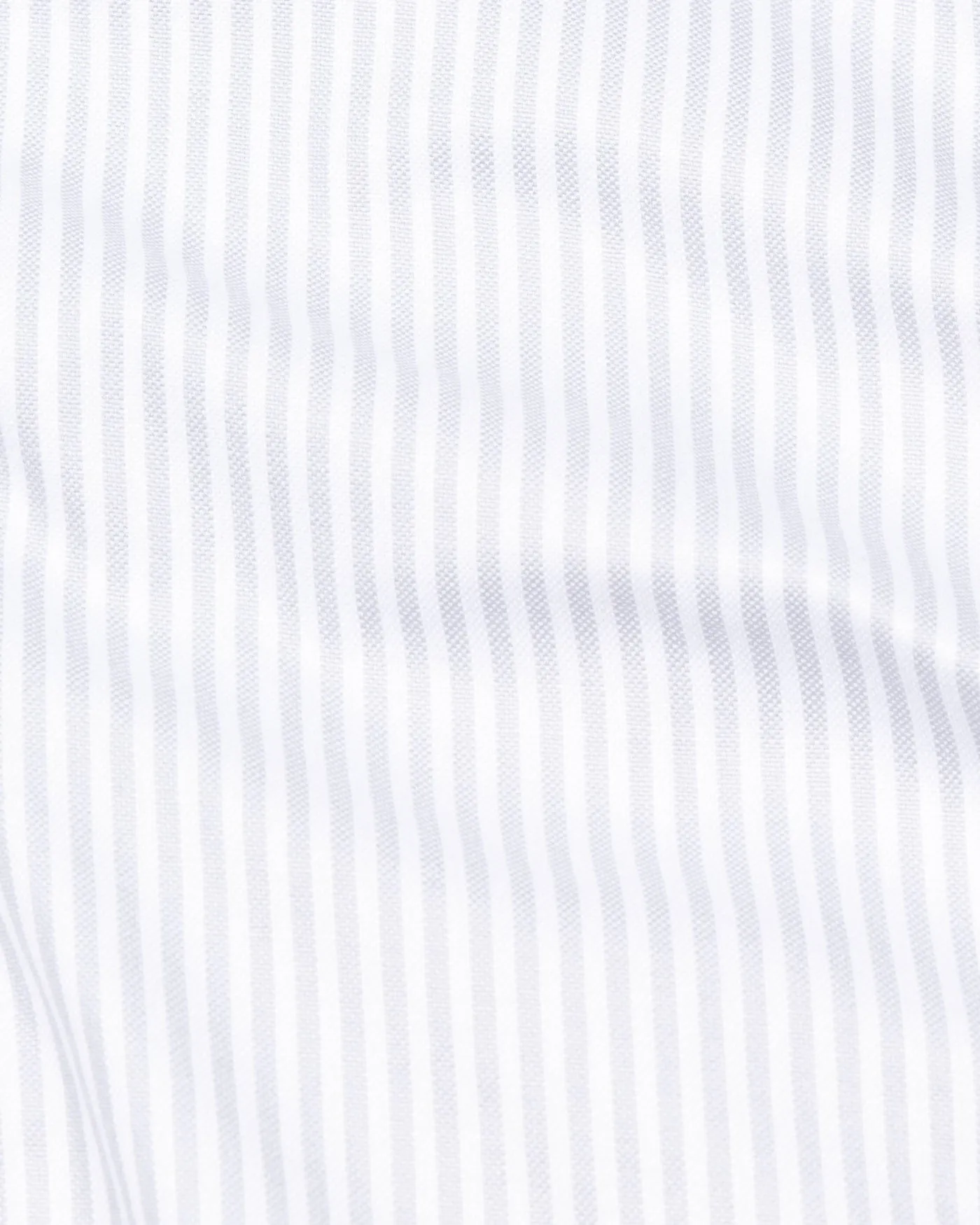Silver Stripe Oxford Cotton Shirt
