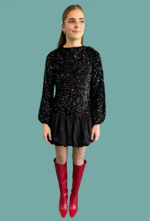 Simone Mini Dress Sheer Look Birthday-Celebration