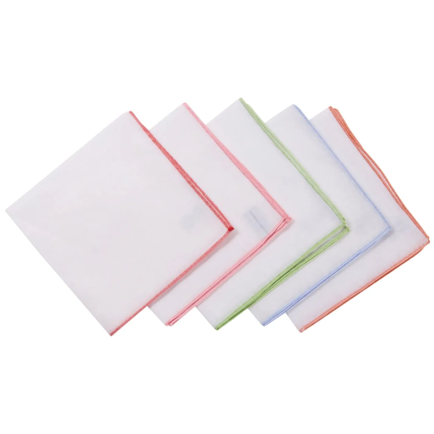 Simonnot Godard Light Green Border Pocket Square