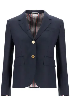 single-breasted cropped jacket in 120's wool FBC010V 00626 NAVY