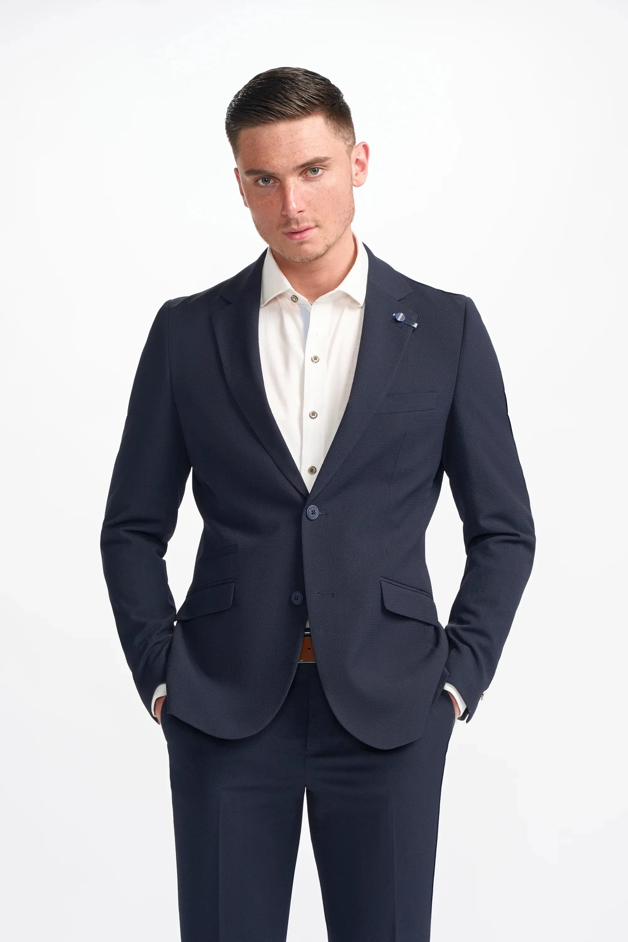 Siren Navy Two Piece Suit