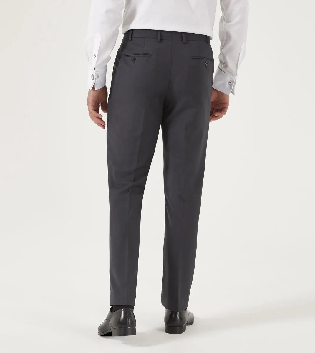 Skopes Newman Suit Slim Trouser For Men's in Navy Shadow Check, 28W to 44W