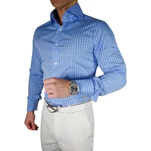 Sky Blu Windowpane Dress Shirt