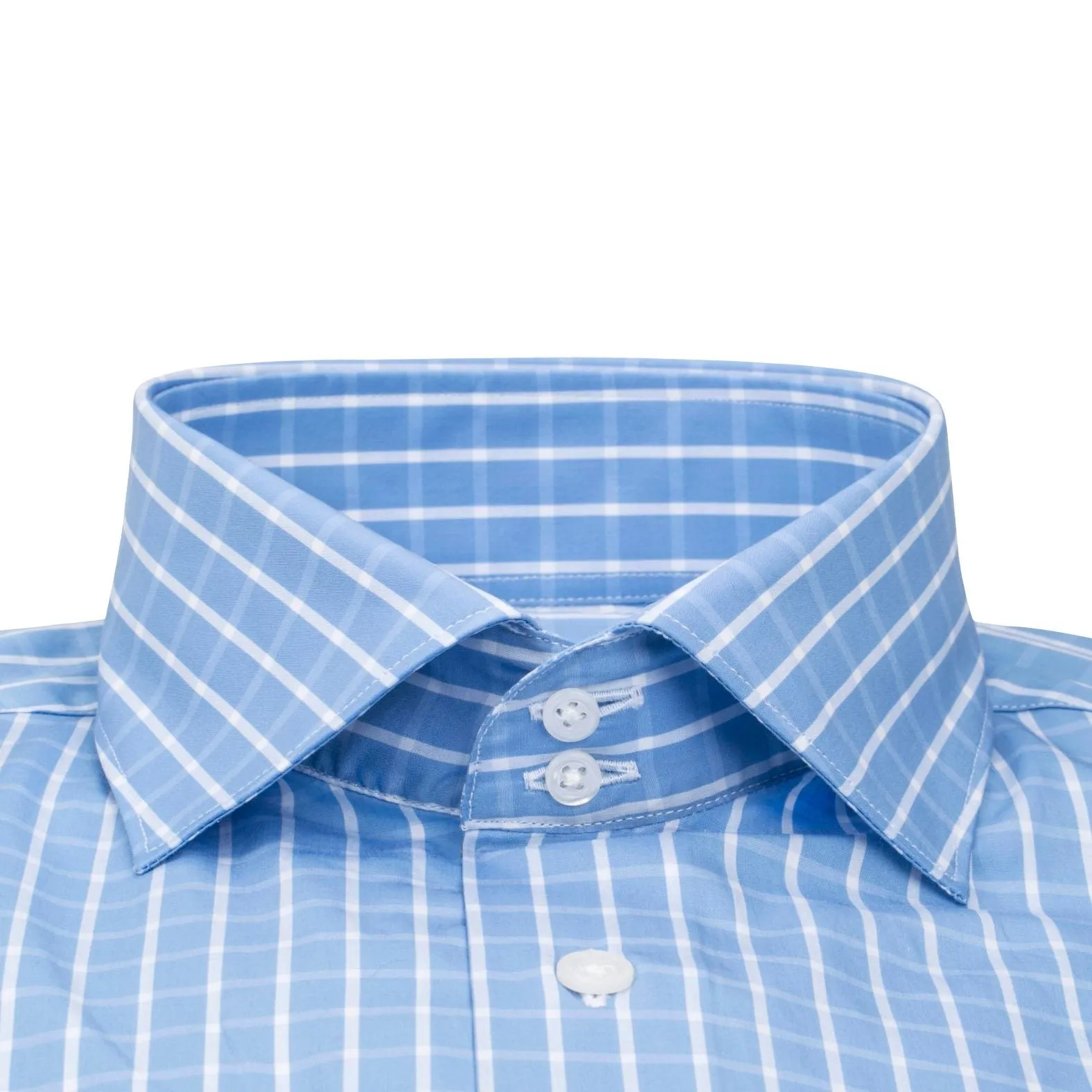 Sky Blu Windowpane Dress Shirt