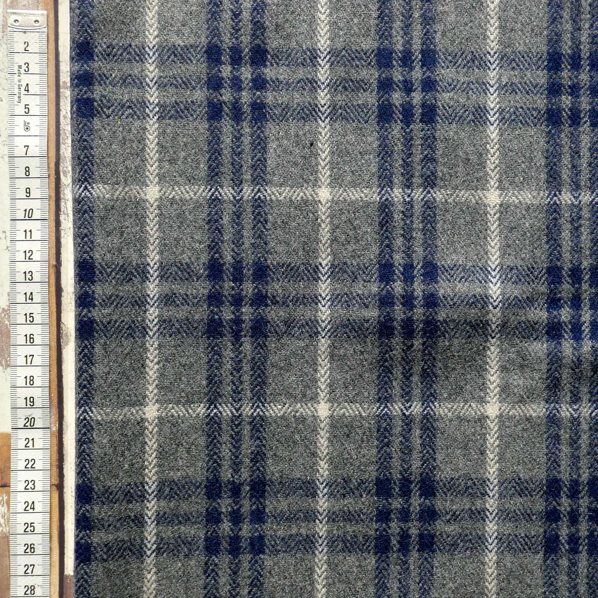 Slate Check Wool