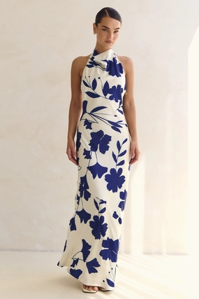 Kaelen Maxi Dress (Cream) Easy-Storage Easy Comfort