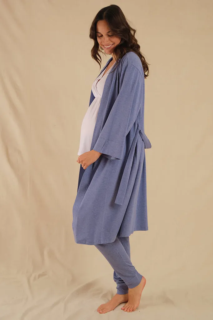 Sleepwear Maternity Robe - Lavender