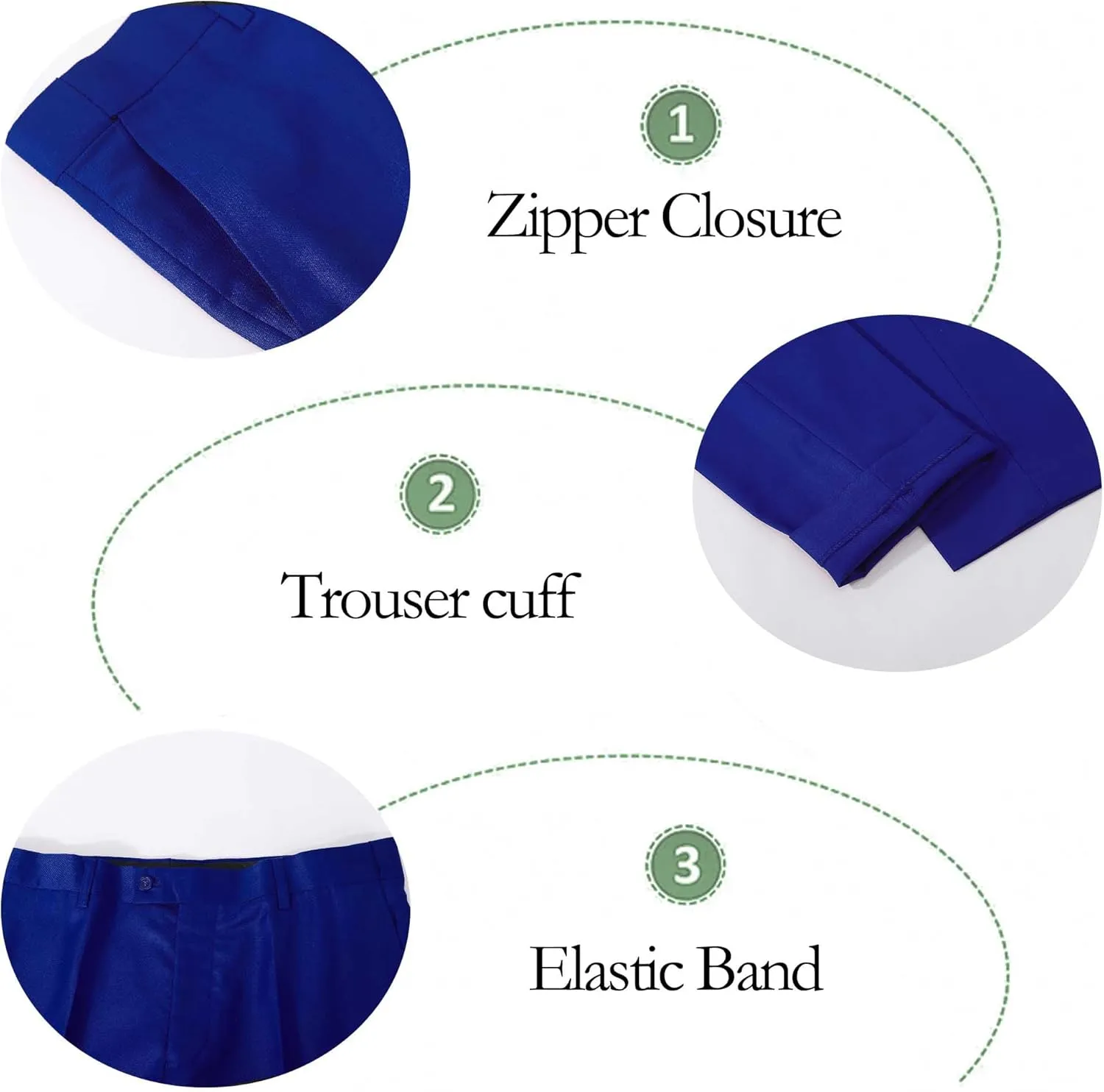 Slim Fit Suits for Men 3 Pieces Sets Tuxedo Blazer Vest Pants Notch Collar Bow Tie Prom Dinner Party Wedding Business