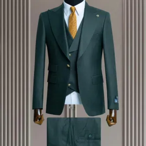 Slim Fitted Plain Suit (Copy)