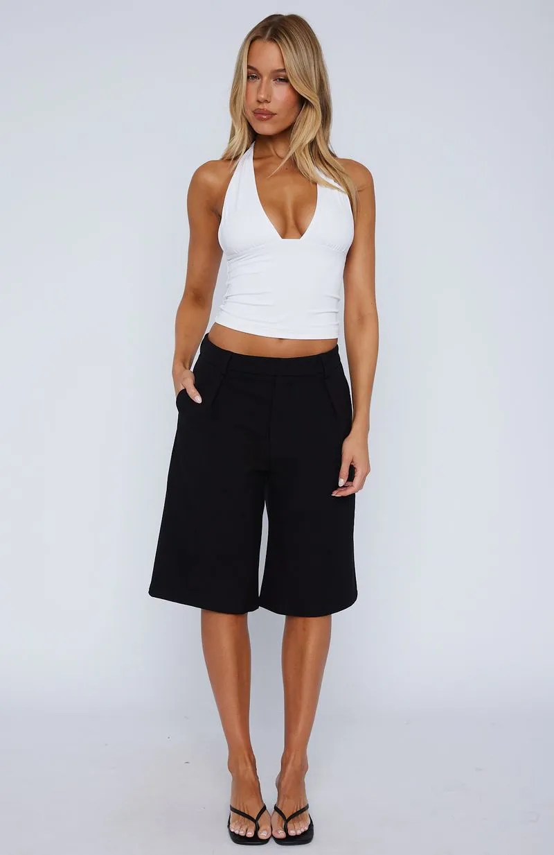 Sweat Wicking Fabric summer breeze I'm With You Shorts Black