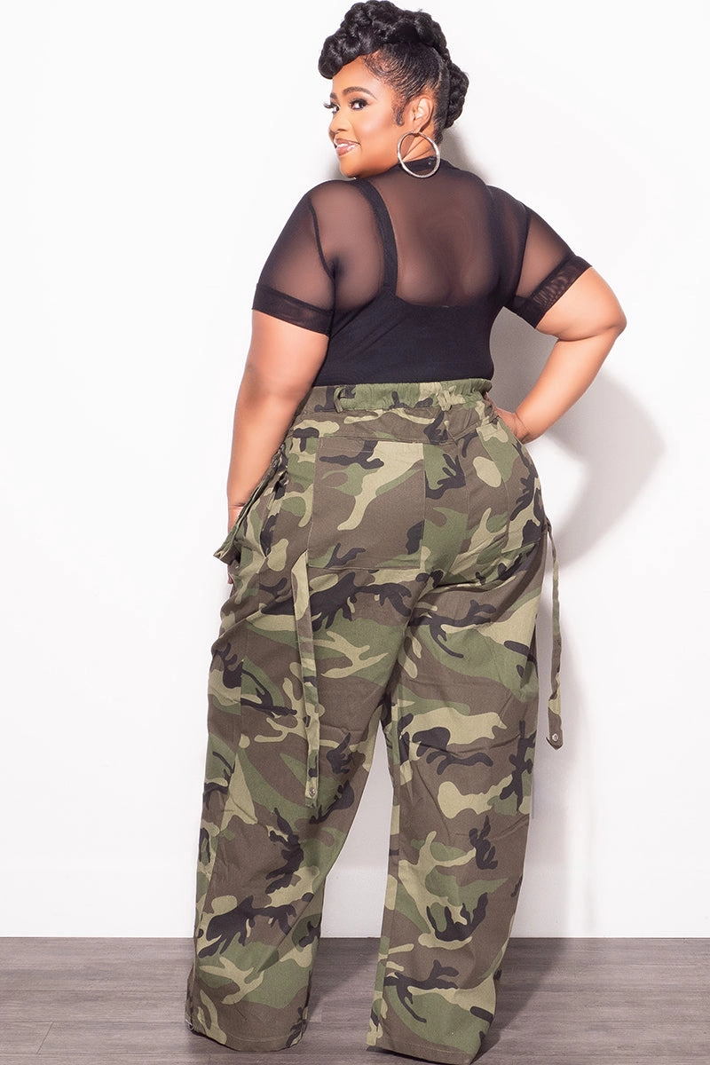 Smart Casual Compact Pack Final Sale Plus Size Mesh Short Sleeve Thong Bodysuit in Black