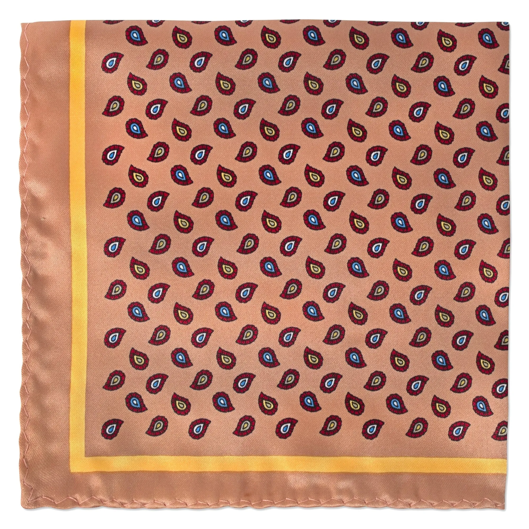 Small Paisley Design Pocket Square