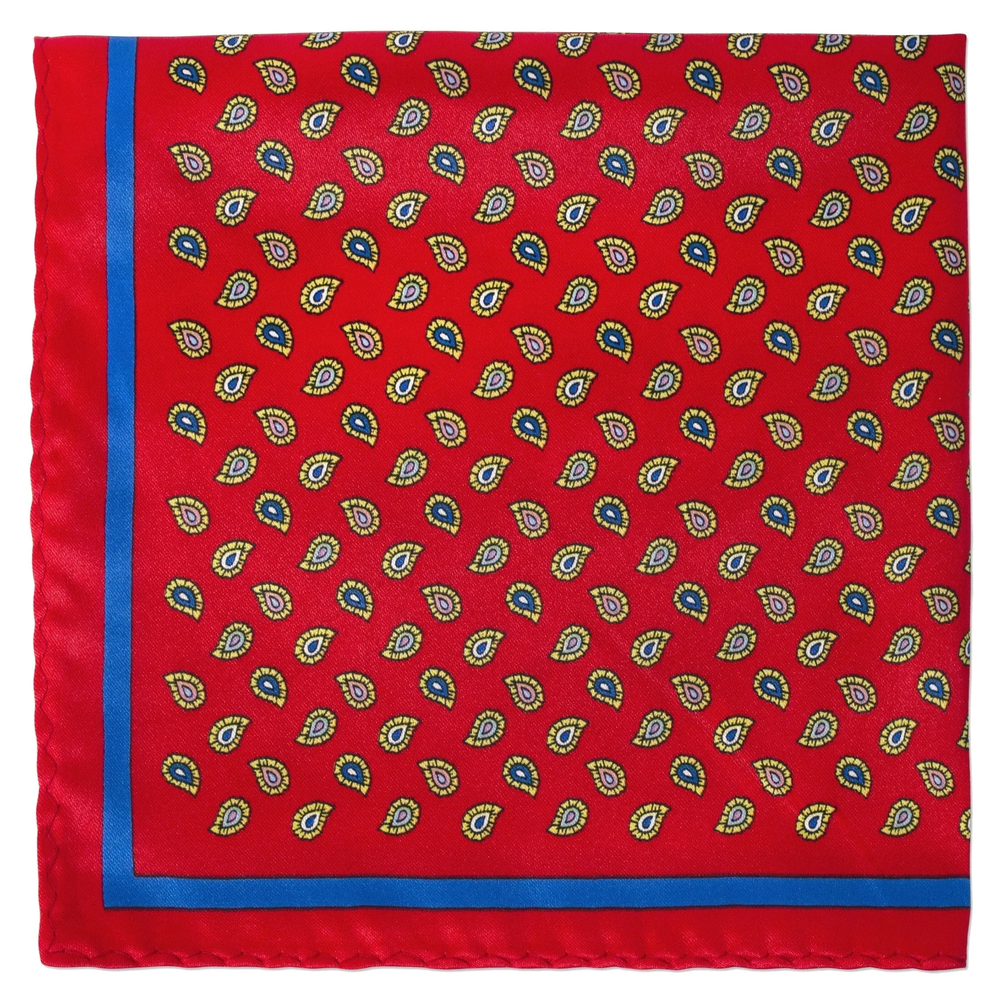 Small Paisley Design Pocket Square