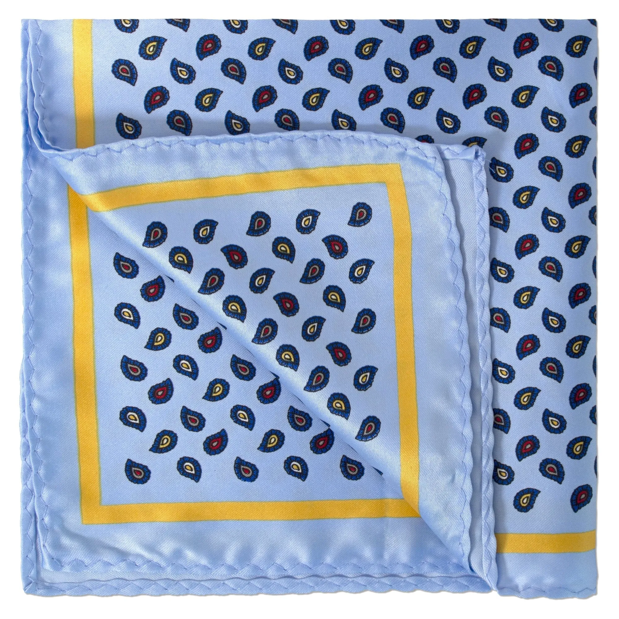Small Paisley Design Pocket Square