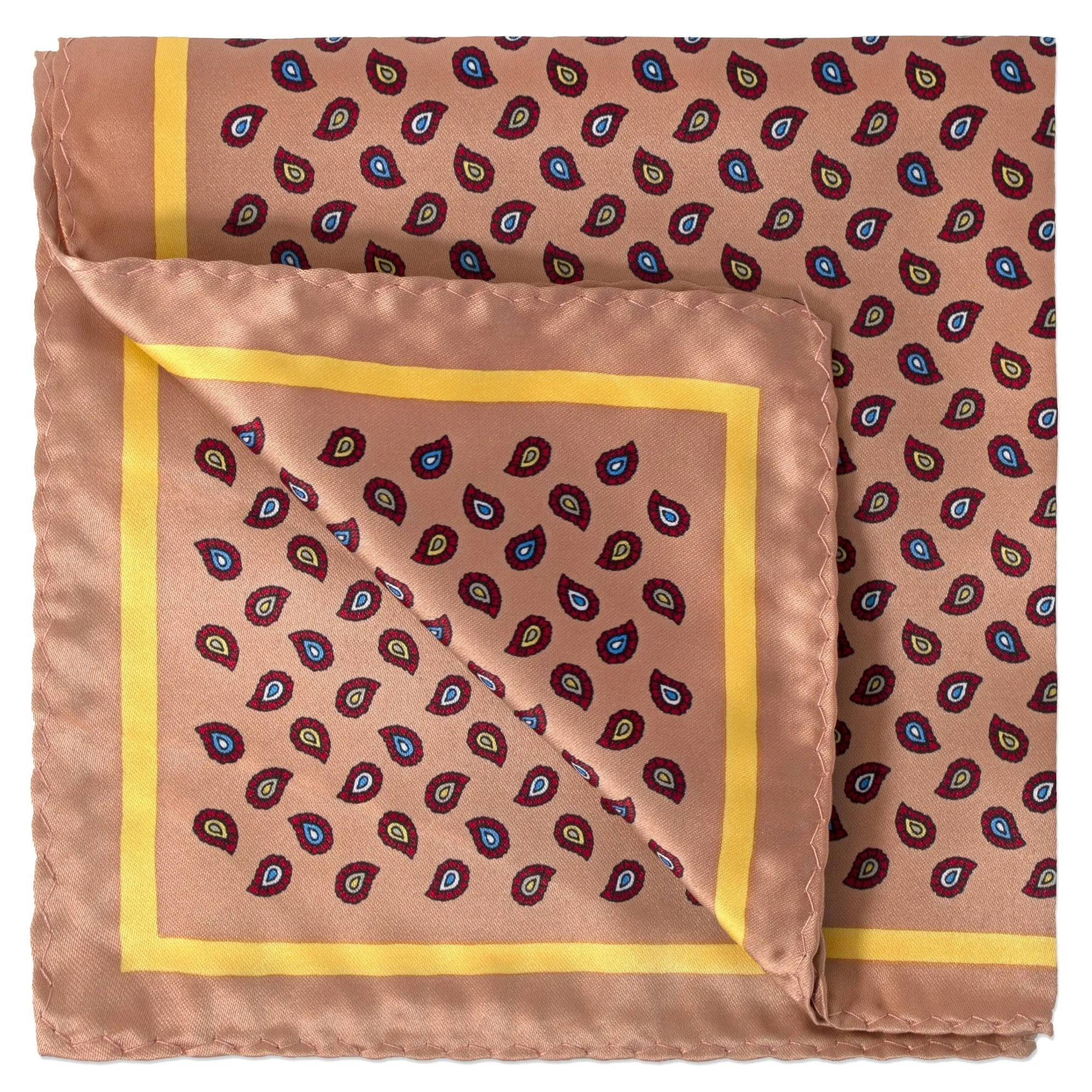 Small Paisley Design Pocket Square