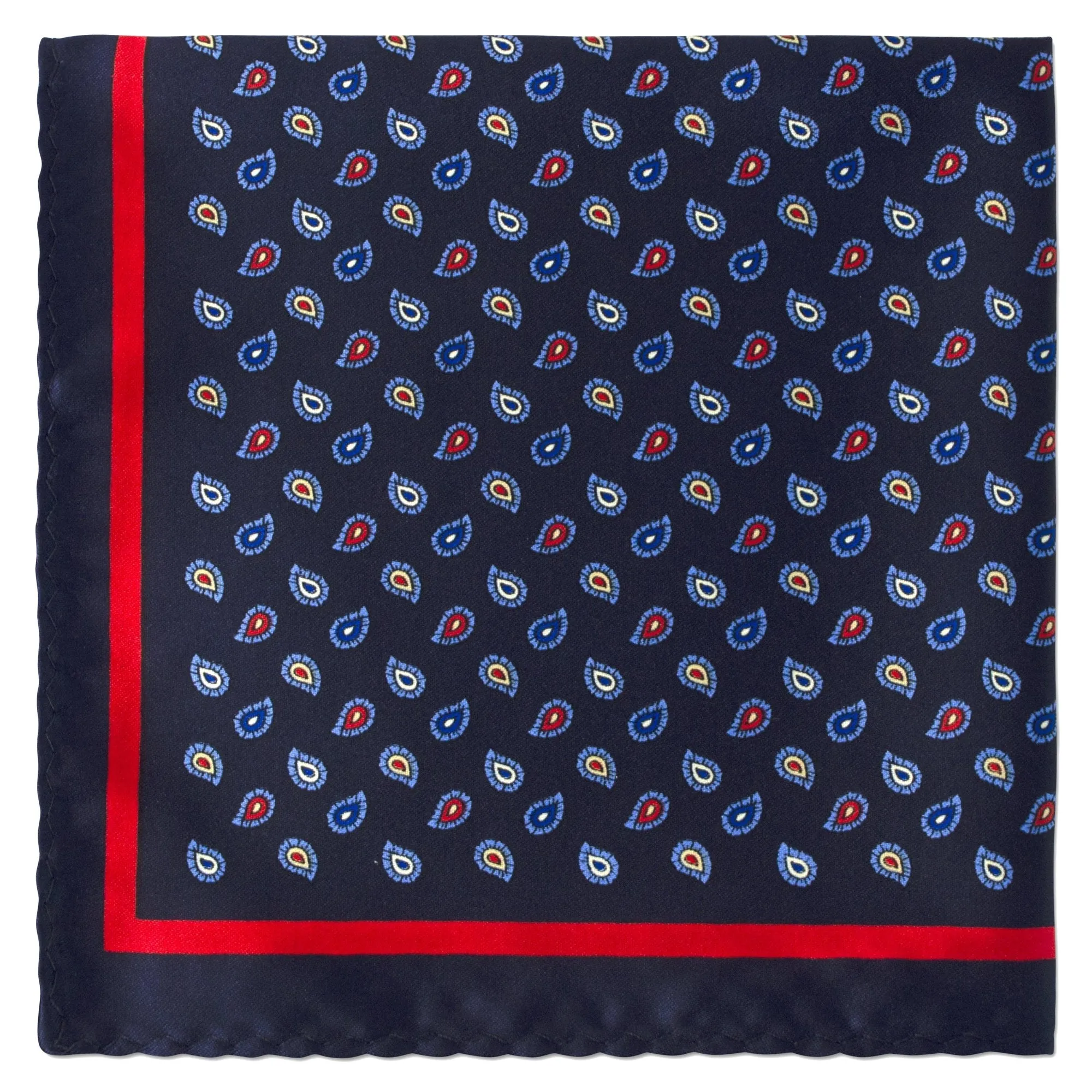 Small Paisley Design Pocket Square