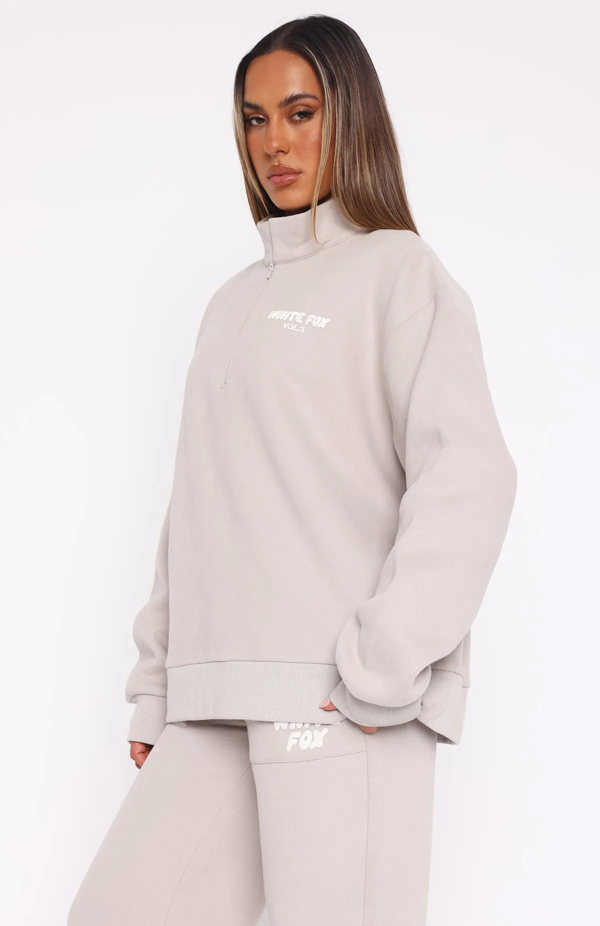 Offstage Zip Front Sweater Moon Lightweight Layer Home Outfit