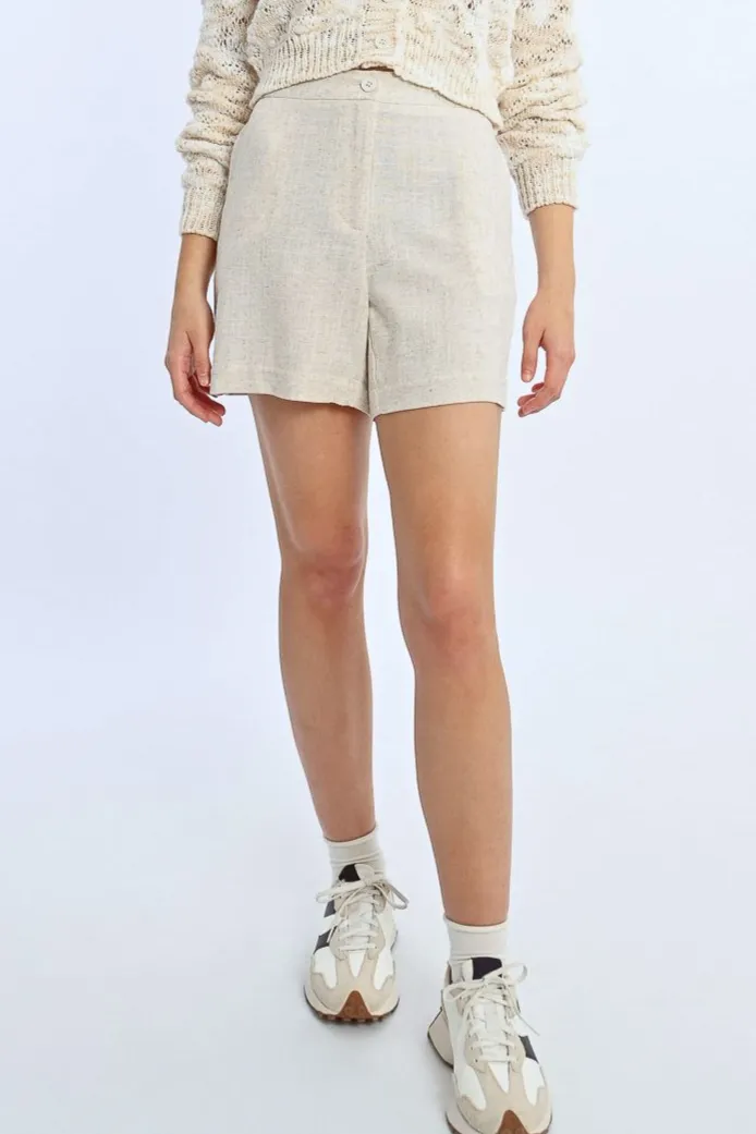 men's option Linen Woven Shorts
