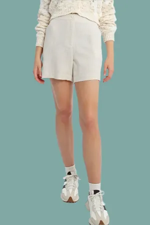 Quick Layer Smart Casual Linen Woven Shorts