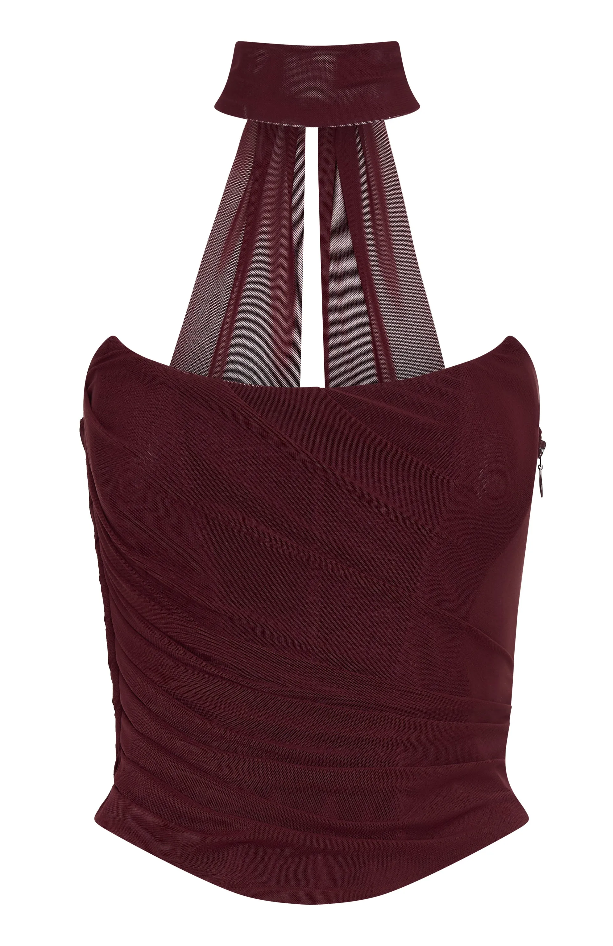 Timeless Wear Lovers Lane Strapless Bustier Burgundy