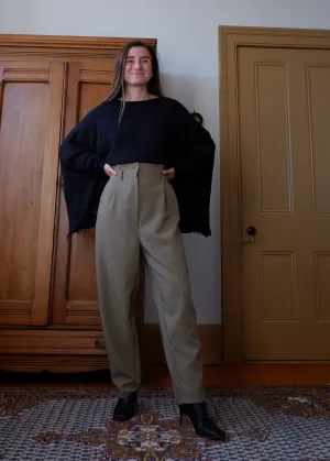 Smash   Tess Pleated Moss Trousers - XL/XXL