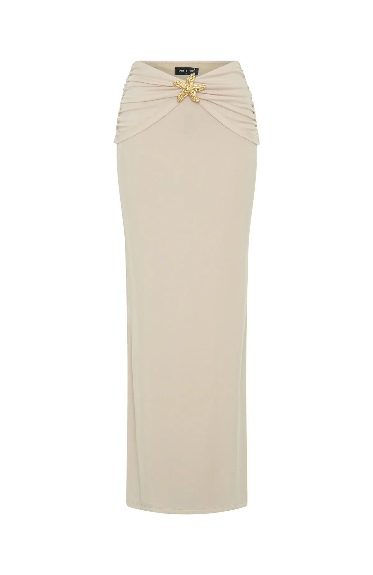 Lil Mermaid Maxi Skirt Latte Luxury Finish