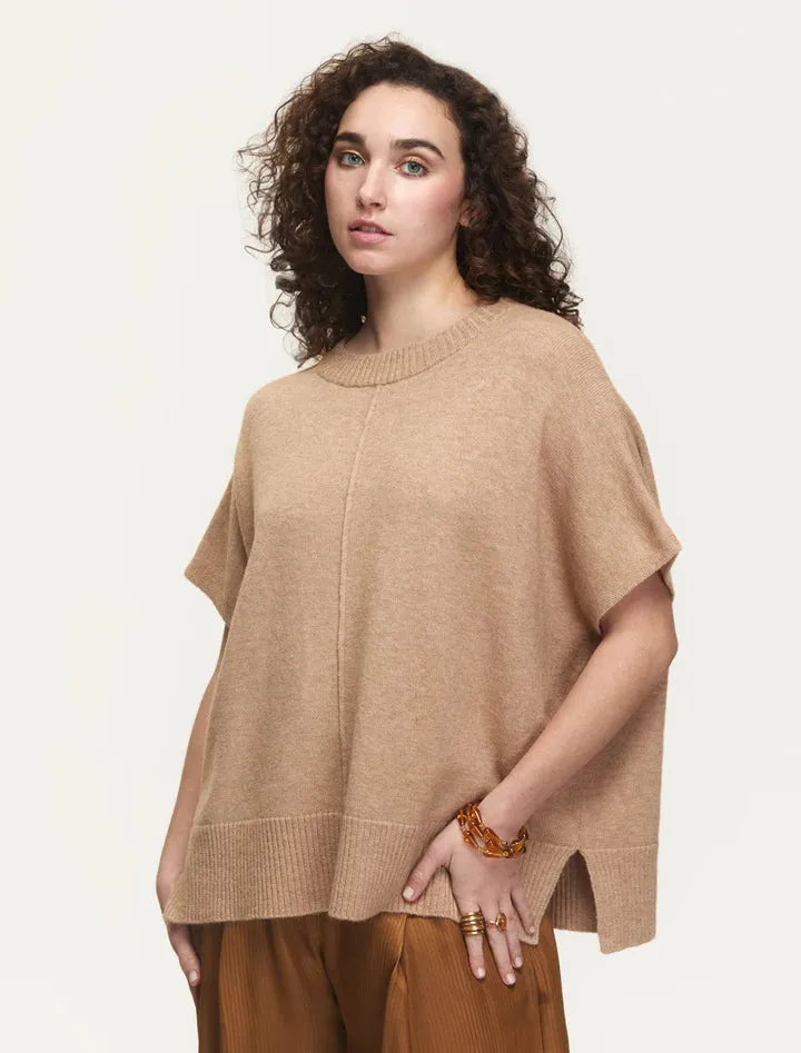 Gwyneth Caroline Top Petal Sleeve Architecture