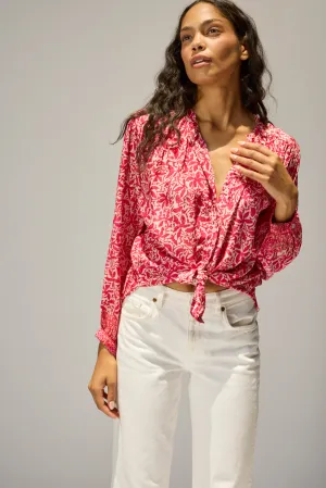 AdjustableClosure High Neckline Structure TOLAN SHIRT