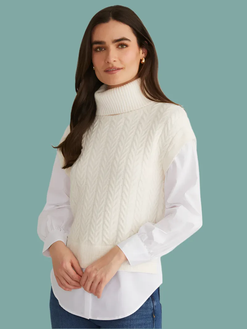 Colorfast Clothing Sofia Turtleneck Sweater