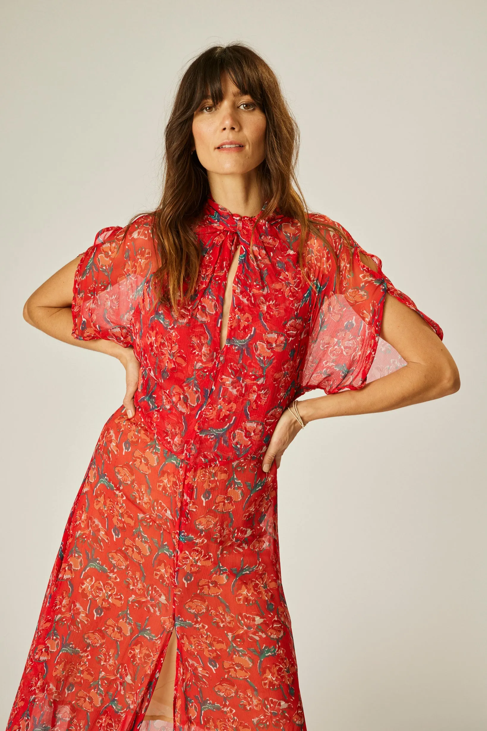 TIFFANY DRESS Contrasting Detail