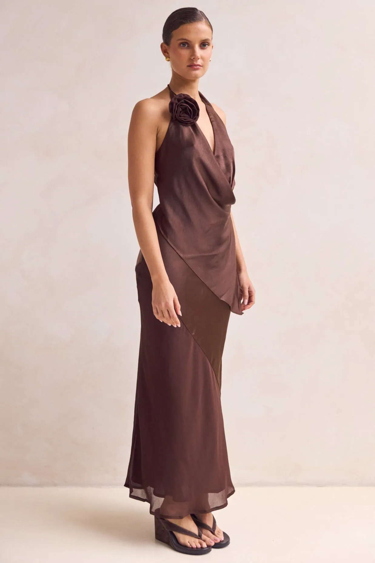 Friction Reducing Finish FrictionResistant Trim Adalyn Top (Chocolate)